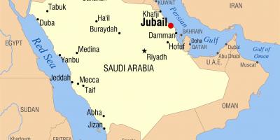 Jubail KSA χάρτης