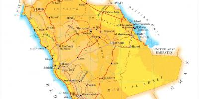 Νταμάμ KSA χάρτης